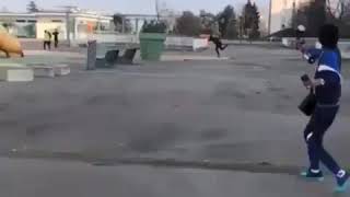 Koba lad qui tire au paintball sur des potes à la cité