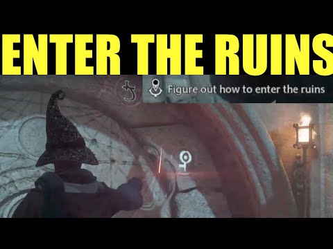 How to "Figure out how to enter the ruins" Hogwarts Legacy Guide (A bird in the Hand Walkthrough)