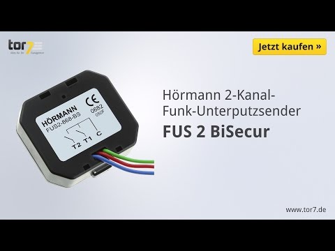 Hörmann 2-Kanal-Funk-Unterputzsender FUS2 BiSecur