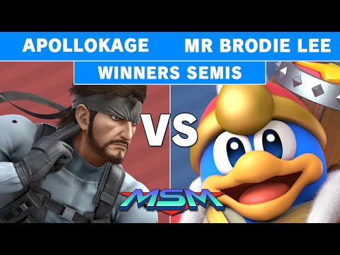 MSM Online 24 - ApolloKage (Snake) Vs Mr Brodie Lee (DDD) Winners Semis - Smash Ultimate