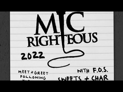 Mic Righteous Live - Suicycle Tour - Manchester Academy 2022