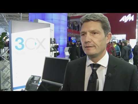 3CX CEO Nick Galea Interview at CeBIT - German