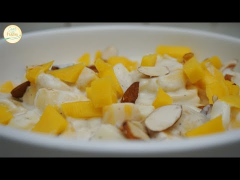 Mayo Fruit Salad Recipe | Special Fruit Chat Recipe By Cook With Fariha