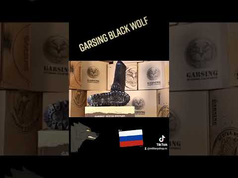 Duboka kožna ruska zimska čizma BLACK WOLF