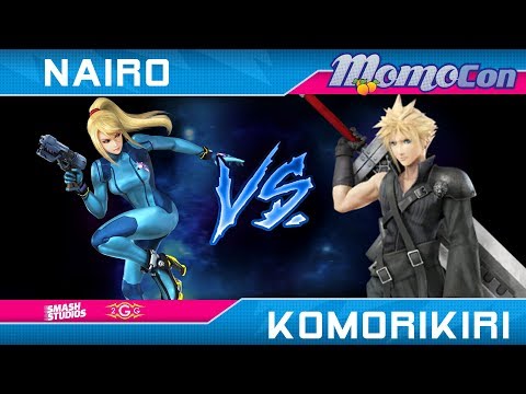 Momocon 2018 Smash 4 - 2GG | Komorikiri (Cloud) vs. NRG | Nairo (Zero Suit Samus) Wii U Losers Semis