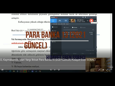 KPSS, Kaymakamlık, İdari Yargı Para Banka 13 (2021 Güncel) - Hidayet Eren SOBACI #kpss#iktisat