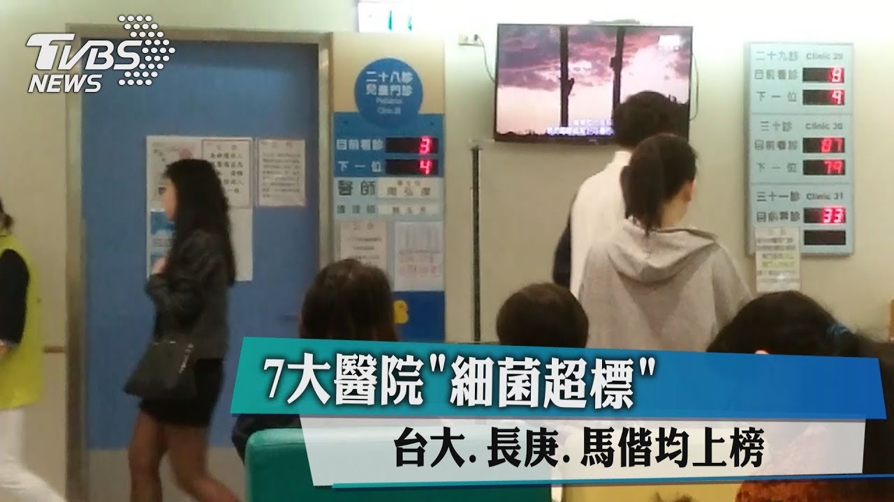 7大醫院「細菌超標」 台大、長庚、馬偕均上榜