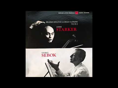 Mercury Classic. Janos Starker and Gyorgy Sebok. Brahms Sonata No.1 for Cello and Piano. (1970)