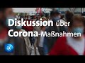 Diskussion über Corona Maßnahmen Kommt Der Lockdown Light
