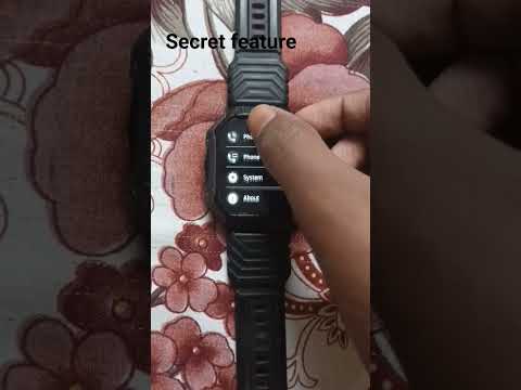 secret feature in🔥fire boltt shark 🦈 watch⌚️