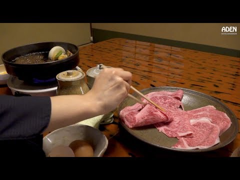 High-end Sukiyaki in Tokyo - Wagyu Beef in Japan