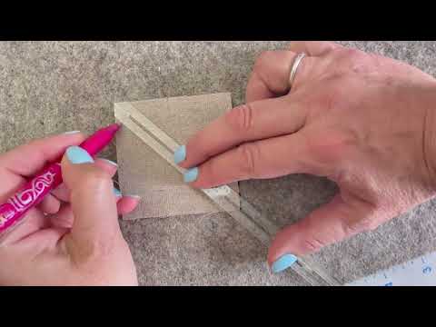 Creative grids seam guide #ruler #halfsquare triangles