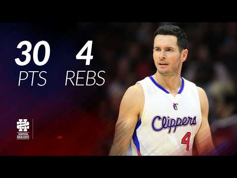 JJ Redick 30 pts 4 rebs vs Blazers 14/15 season