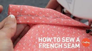 How to sew a french seam step-by-step | Sewing Tutorial with Angela Wolf
