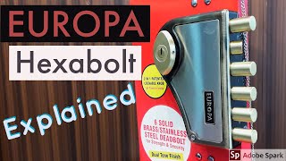 EUROPA HEXABOLT EXPLAINED IN MALAYALAM | STRONG LOCK | SHOP IN KERALA | CHANDYS LOCKS