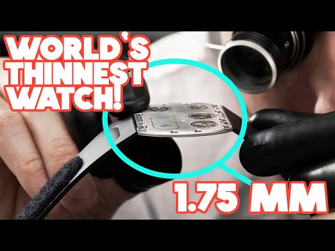 RICHARD MILLE WORLD'S THINNEST WATCH !! RM UP-01 Ferrari Thinner Than Bulgari Octo Finissimo Ultra