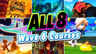 Full Race on All 8 WAVE 6 DLC Courses! (Acorn + Spiny Cups)