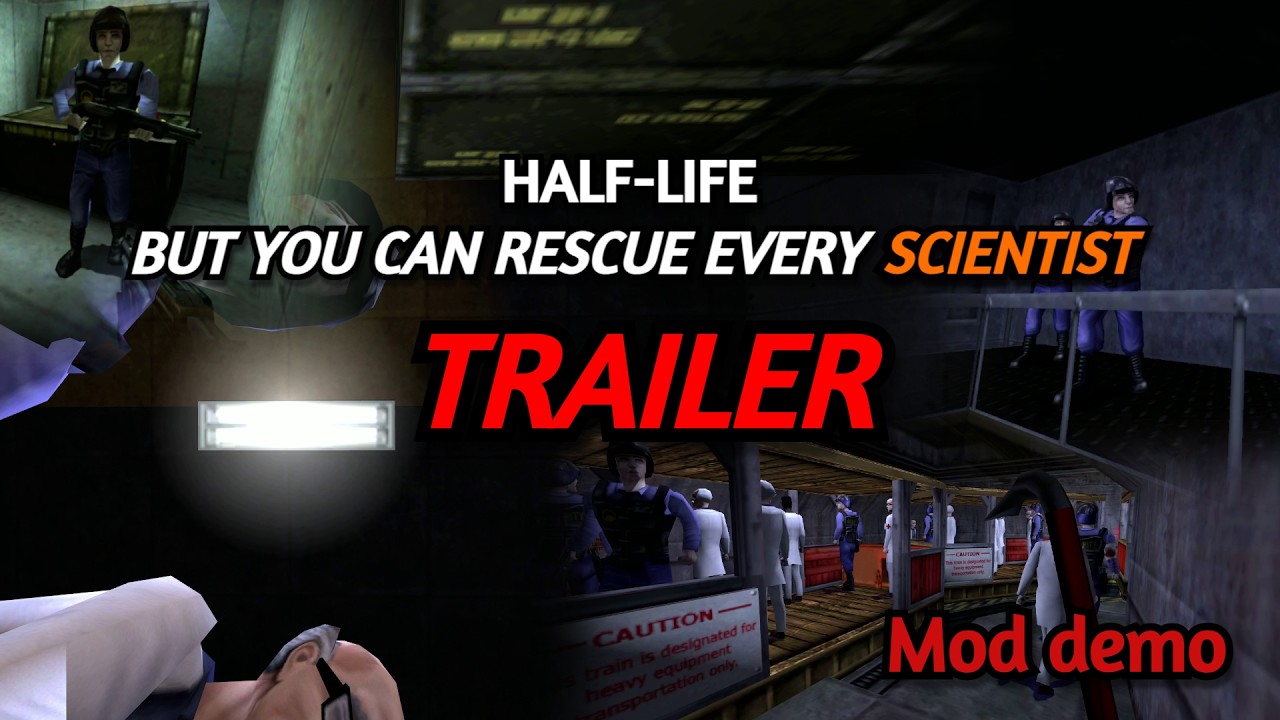 Half‑Life: But You Can Rescue Every Scientist &mdash; TRAILER - YouTube