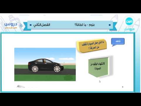 الاول الابتدائي | الفصل الدراسي الثاني 1438/ علوم | ماالطاقة؟