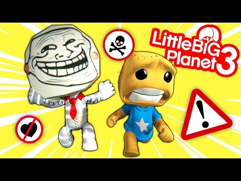 Kick The Buddy VS Trolls in Troll World ! - LittleBigPlanet 3 | EpicLBPTime