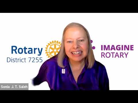 Rotary District 7255 DG Sonia Saleh 2022-23 Welcome Message
