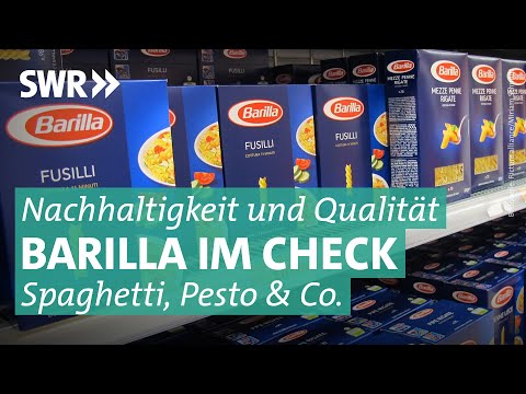 Pasta and pesto: How good and sustainable are Barilla pasta and sauces? | SWR Market Check | Reup...