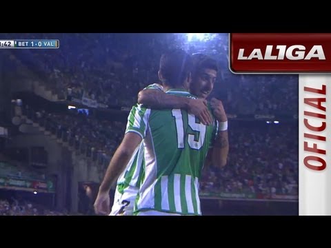 Gol de Jorge Molina (1-0) en el Real Betis - Valencia CF - HD