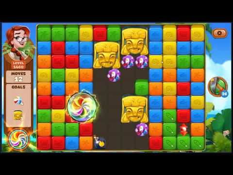 Lost Island Blast Adventure Level 1460 - NO BOOSTERS 🏝️ | SKILLGAMING ✔️