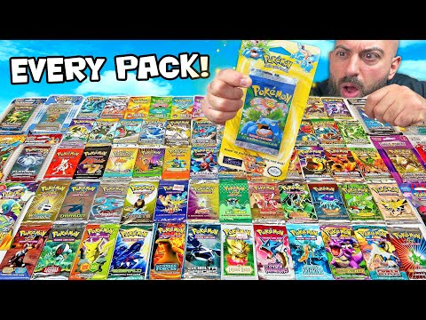 I Opened EVERY Pack of Pokemon Cards! ($30,000)
