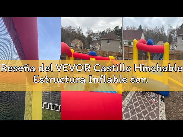 Vídeo relacionado con VEVOR Soplador Inflable 1100 W, 1,5 y 1,7 HP, Soplador de Aire Comercial para Inflables, Ventilador Eléctrico de Castillo Hinchable de 3100 RPM Casa de Rebote, Toboganes Acuáticos 387 x 275 x 423 mm