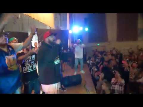 Wordsmith performing "NHD" with Bizzle and sevin "CLIP"