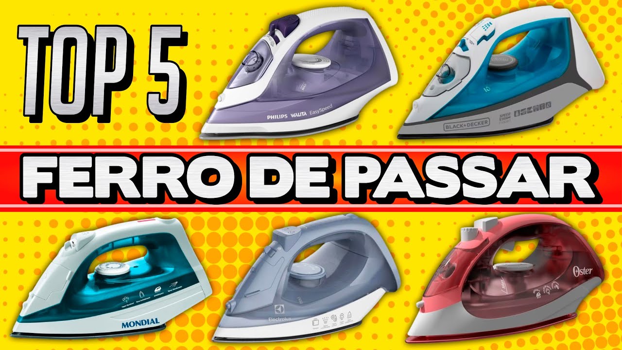 Qual o MELHOR Ferro de Passar Roupa a Vapor de 2024? COMPARATIVO COMPLETO!