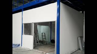 งานกั้นผนังเบา รับออกแบบเช็คหน้างานฟรีทั่วประเทศ #ยูนิคอร์น พลาสเนอร์(6395)รับผลิตชั้นวางอุตสาหกรรม