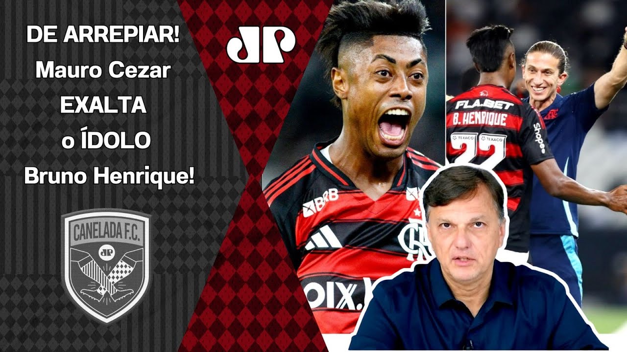 SENSACIONAL! "POR%@! O QUE FALAR DO BRUNO HENRIQUE??? Esse cara no Flamengo é..." Mauro Cezar ELOGIA