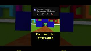 😱Comment next for your name||Minecraft op slime jump mlg ever|| #minecraft #shorts #viral