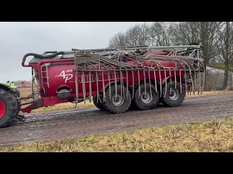Video: AP 25 gyllevogn med slæbeslanger 28 m og kran 1