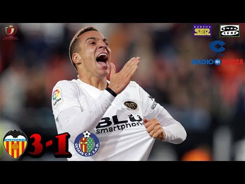 SER,COPE,ONDACERO,RADIO MARCA | VALENCIA 3-1 GETAFE