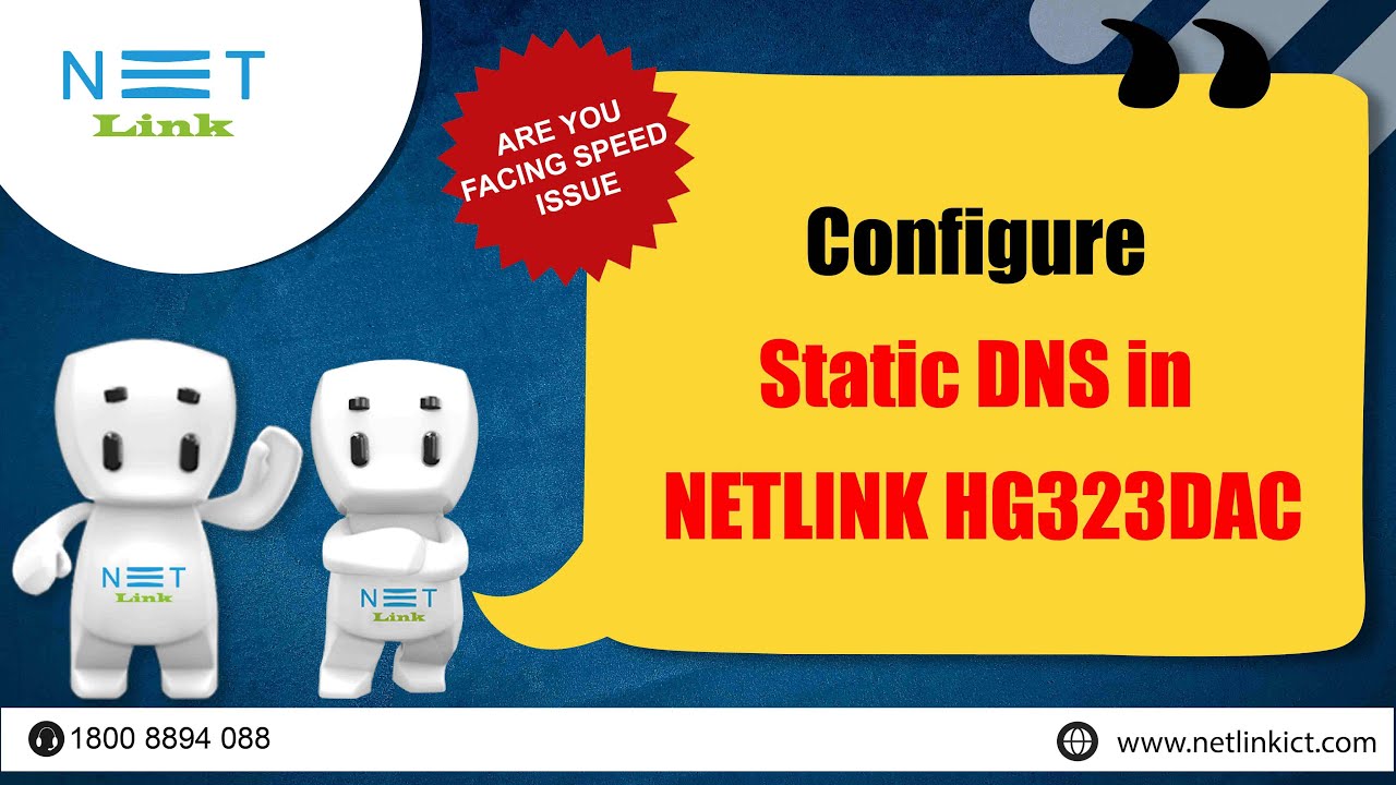 How To Configure Static DNS in NETLINK HG323DAC ONT And solve Speed Issues-22