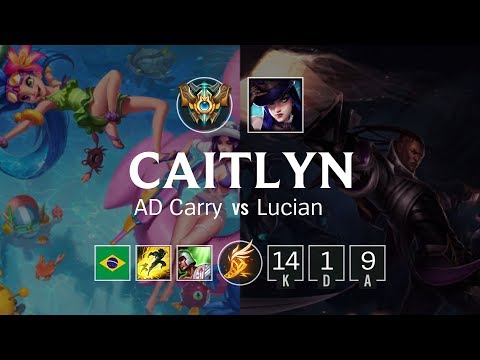 Caitlyn ADC vs Lucian - BR Challenger Patch 8.20
