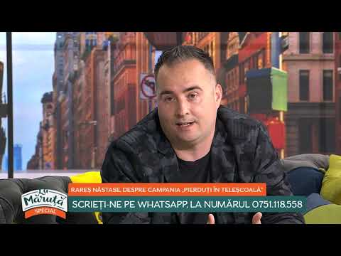 Rareș Năstase, despre campania "Pierduți în teleșcoală"