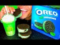 McDonald S OREO Mint Sandwiches Shamrock Milkshake Mukbang Challenge Eating Sounds Sweets Candy ASMR