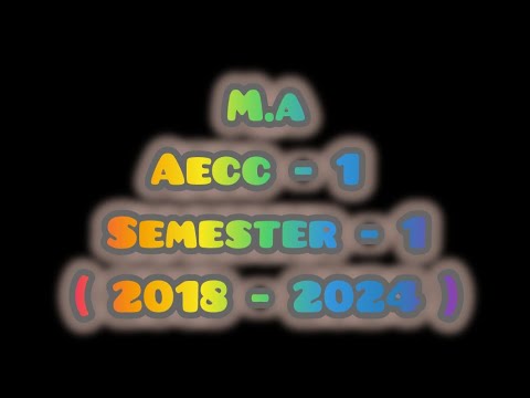 PPU PG MA/MSc/MCOM AECC-1 SEM-1 2018-24 ALL PAPERS PYQ #ppu#pgsem1#pyq#pg#exam#ppuexam#aecc1#sem1#ma