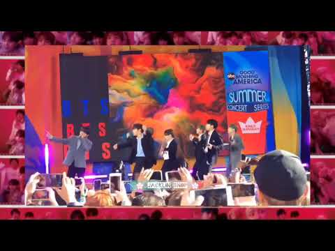 190515 - Boy Whit Lov - BTS GMA Summer Concert - FANCAM