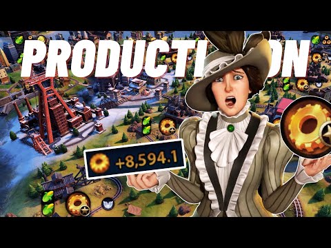 Building an 8,000 PRODUCTION City in Civ 6 [No Cheats or Gameplay Mods]