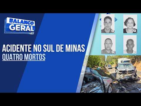 MORADORES DE DIVINÓPOLIS MORREM EM ACIDENTE ENVOLVENDO CARRO E CAMINHONETE EM RODOVIA NO SUL DE MG