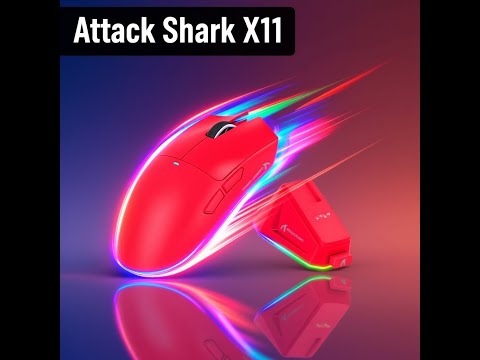 Attack Shark X11: El ratón inalámbrico para gamers exigentes