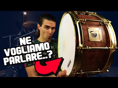 Un rullante per METALLARI?! (TEST rullo Noce/Bubinga)
