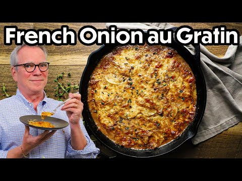 Creamy French Onion Au Gratin Potatoes | Perfect Holiday Side Dish