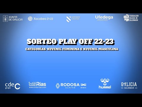SORTEO PLAY OFF XUVENÍS 22-23