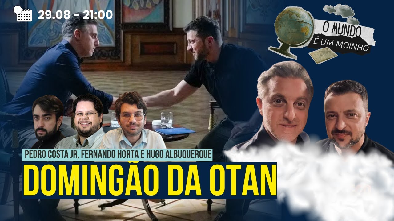 GUERRA NA UCRÂNIA E A ENTREVISTA DE LUCIANO HUCK COM ZELENSKY | O MUNDO É UM MOINHO (29/08/24)